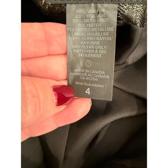 Smythe Blazer Printed Evening Leopard Pattern Jacket- Size 4 - Picture 4 of 7